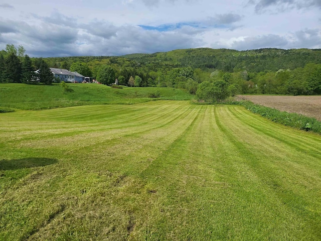 2547 River Rd, Moretown, VT 05602 - surrounding community with a wooded view and a yard