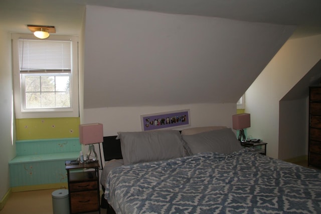 2884 Tampico Rd, Danville, VT 05828 - bedroom featuring vaulted ceiling and baseboards