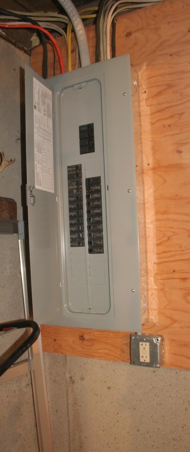 2884 Tampico Rd, Danville, VT 05828 - utility room featuring electric panel