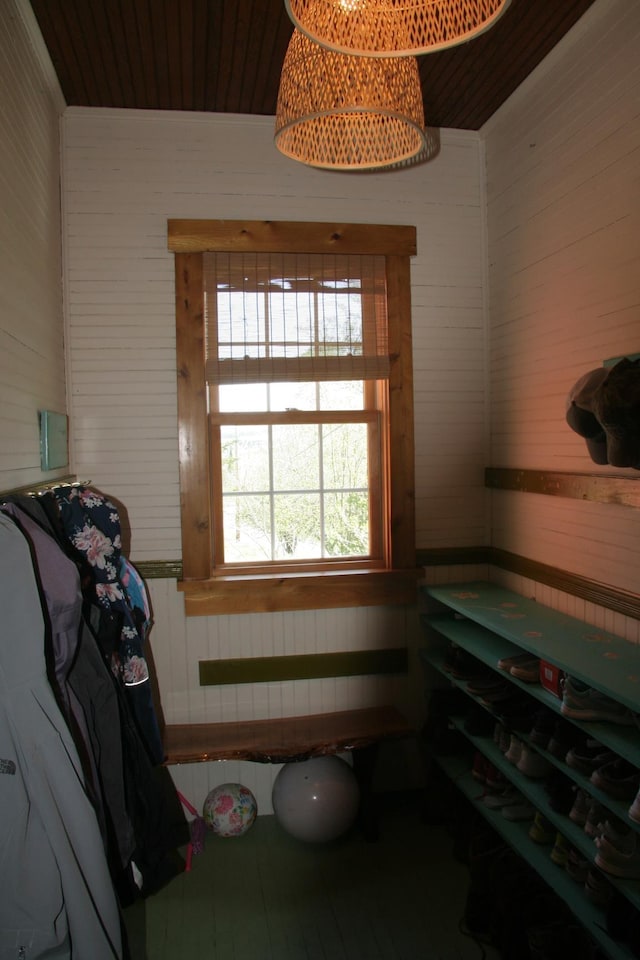2884 Tampico Rd, Danville, VT 05828 - bathroom with wooden walls