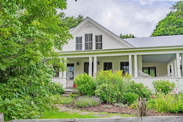 2192 Jack Hill Rd, Calais, VT 05650 - view of front of home with covered porch