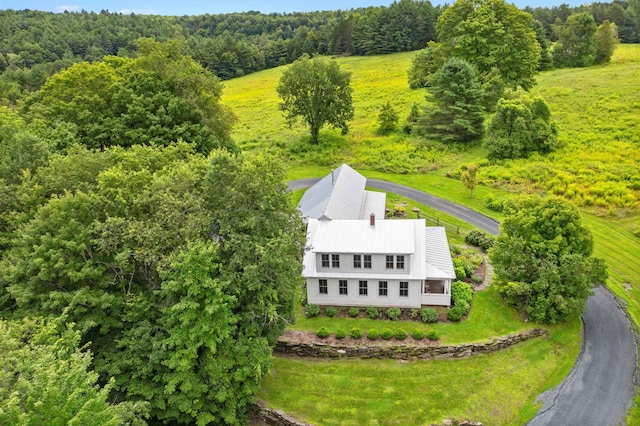 2192 Jack Hill Rd, Calais, VT 05650 - view from above of property featuring a heavily wooded area