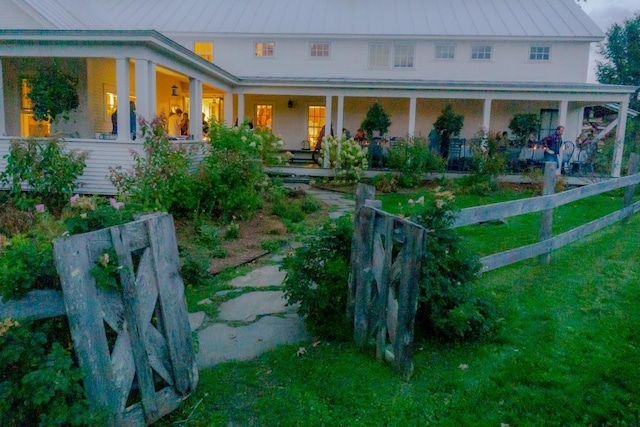 2192 Jack Hill Rd, Calais, VT 05650 - view of yard with a porch