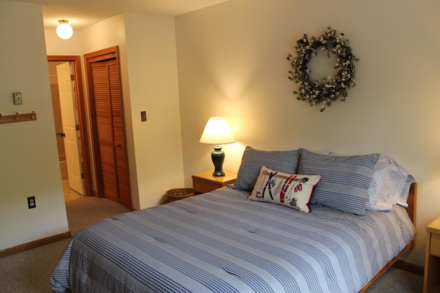 16 Penstock Rd Unit 4, Lincoln, NH 03251 - bedroom with carpet, a closet, and baseboards