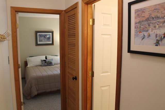 16 Penstock Rd Unit 4, Lincoln, NH 03251 - corridor with carpet flooring