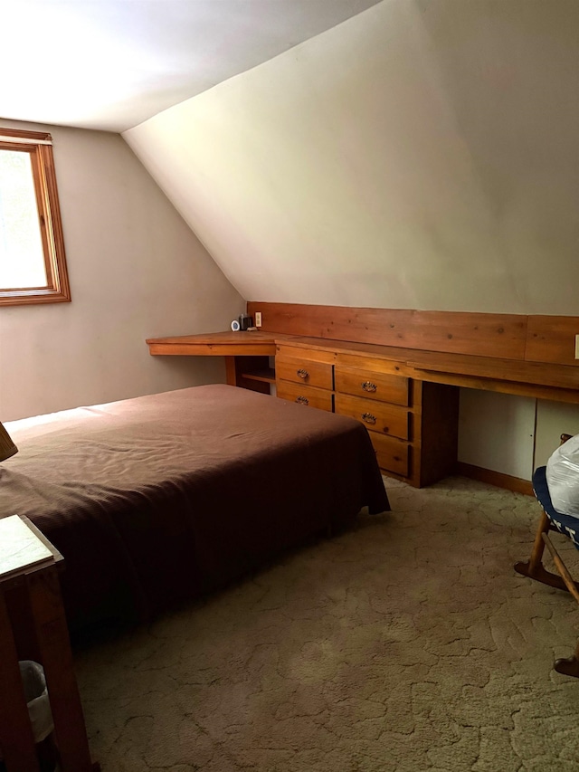 191 Highland Rd, Wallingford, VT 05773 - carpeted bedroom with vaulted ceiling