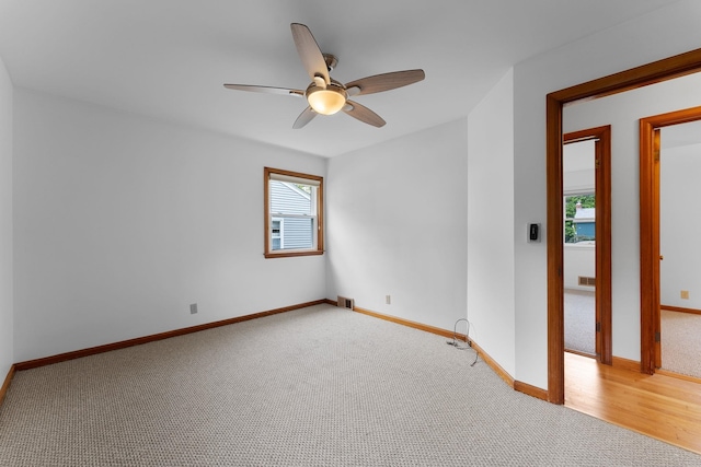 33 Wildwood Dr, Burlington, VT 05408 - carpeted spare room featuring healthy amount of natural light, a ceiling fan, and baseboards
