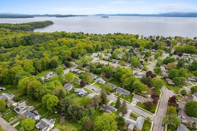 33 Wildwood Dr, Burlington, VT 05408 - aerial view of residential area with a nearby body of water