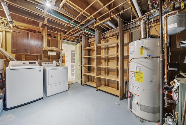 3 Timber Ln, Merrimack, NH 03054 - unfinished below grade area featuring washer and dryer and water heater