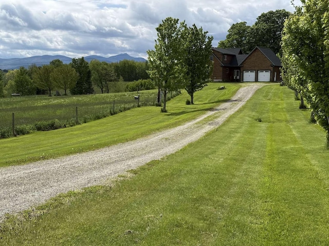 2522 Number 12 Rd, Newport City, VT 05857 - view of dirt / gravel driveway featuring a mountain view