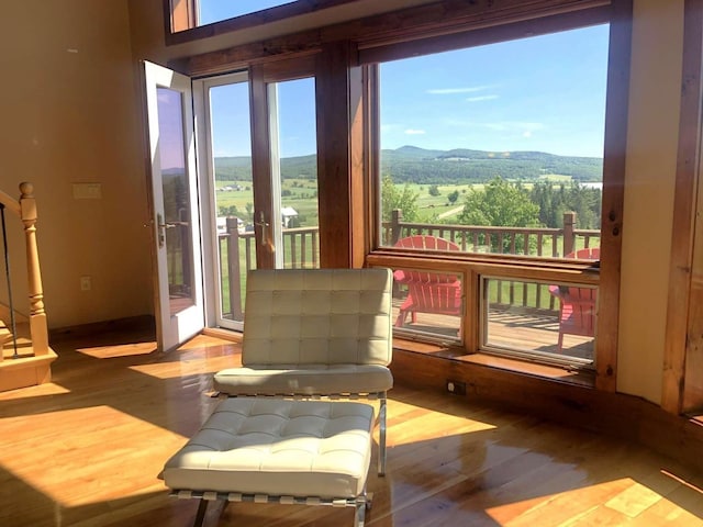 2522 Number 12 Rd, Newport City, VT 05857 - living area with wood finished floors