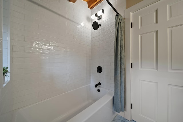 753 Sanborn Rd, Sanbornton, NH 03269 - bathroom with shower / bath combination with curtain