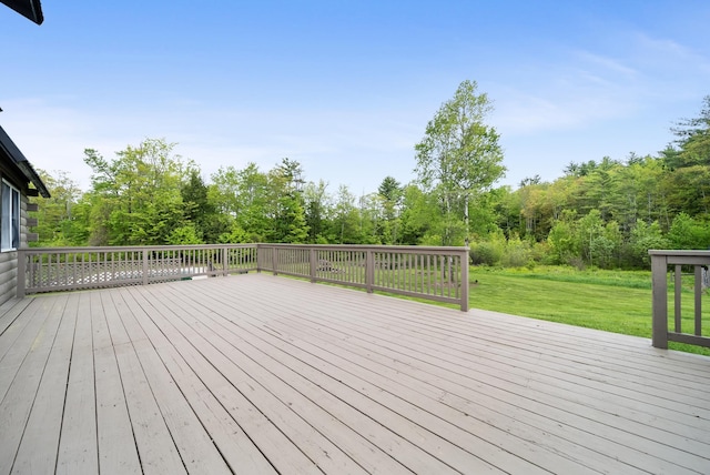 753 Sanborn Rd, Sanbornton, NH 03269 - deck with a lawn