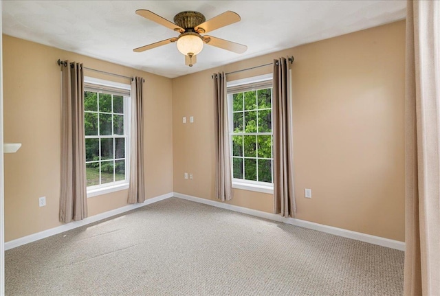 10 Hadleigh Rd, Windham, NH 03087 - carpeted spare room featuring plenty of natural light, baseboards, and ceiling fan