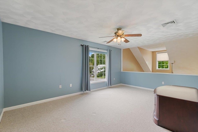 10 Hadleigh Rd, Windham, NH 03087 - unfurnished room featuring ceiling fan, a textured ceiling, baseboards, and carpet