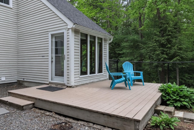 27 Grafton Dr, Bedford, NH 03110 - view of wooden deck