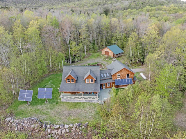 174 Sky View Rd, Stratford, NH 03590 - view from above of property with a forest