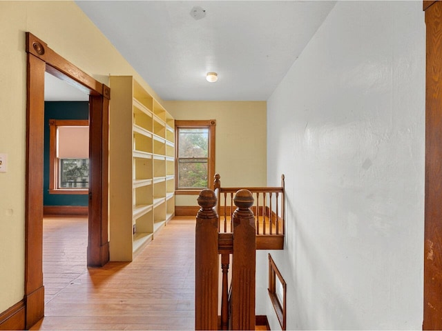 27 Ridge St, Montpelier, VT 05602 - hall featuring an upstairs landing, light wood finished floors, and baseboards