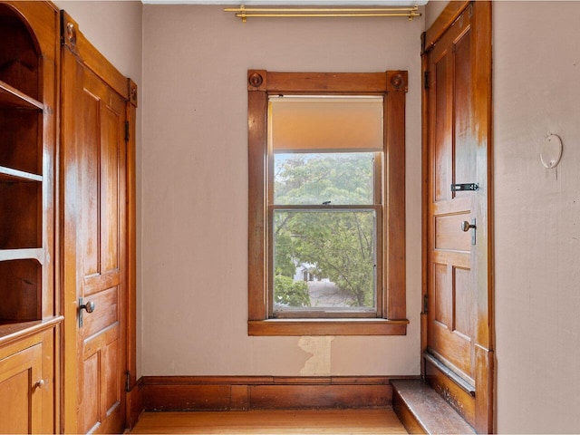 27 Ridge St, Montpelier, VT 05602 - corridor featuring wood finished floors and baseboards