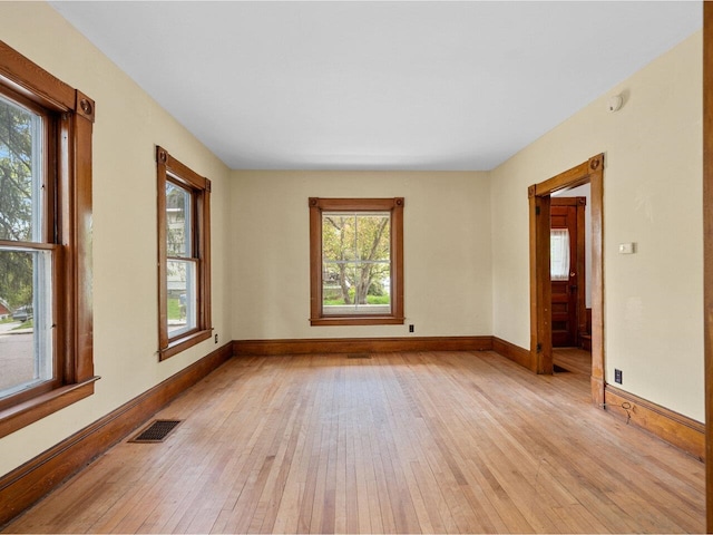 27 Ridge St, Montpelier, VT 05602 - empty room featuring light wood-type flooring, baseboards, and a smoke detector
