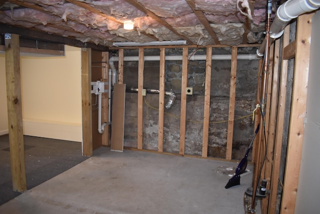 11 Creighton St, Newmarket, NH 03857 - view of unfinished basement