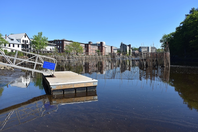 11 Creighton St, Newmarket, NH 03857 - dock with a water view and a residential view