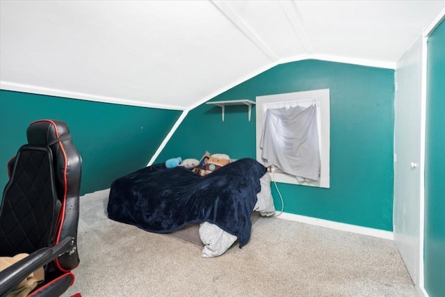 19 Overland St, Laconia, NH 03246 - carpeted bedroom with lofted ceiling