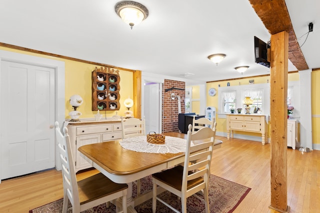166 New Boston Rd, Goffstown, NH 03045 - dining space featuring light wood finished floors