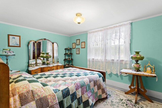 166 New Boston Rd, Goffstown, NH 03045 - bedroom with baseboards and crown molding