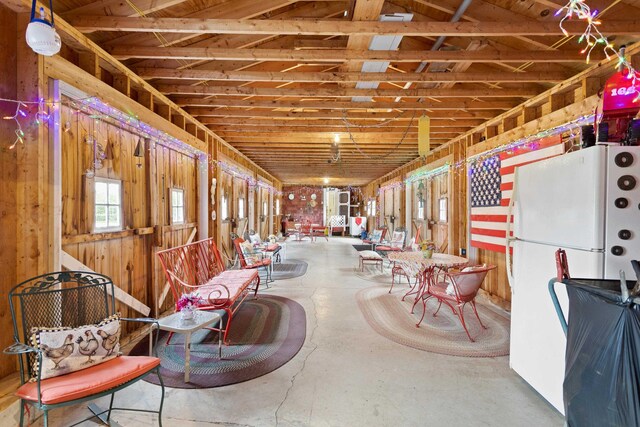 166 New Boston Rd, Goffstown, NH 03045 - miscellaneous room featuring finished concrete floors