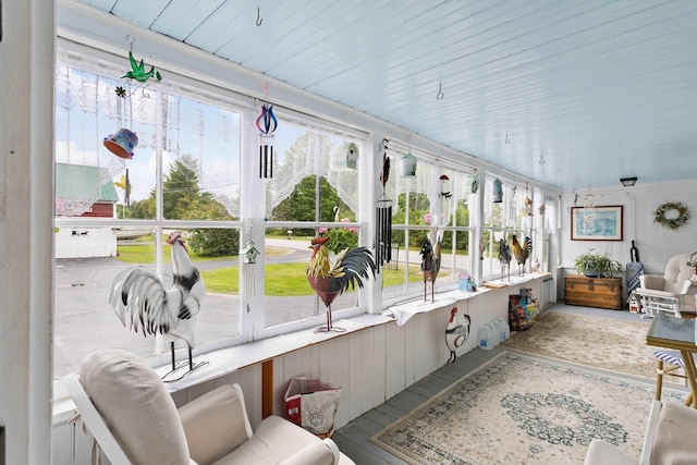 166 New Boston Rd, Goffstown, NH 03045 - sunroom / solarium featuring wood finished floors