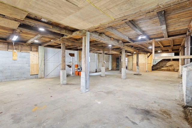 166 New Boston Rd, Goffstown, NH 03045 - view of unfinished basement
