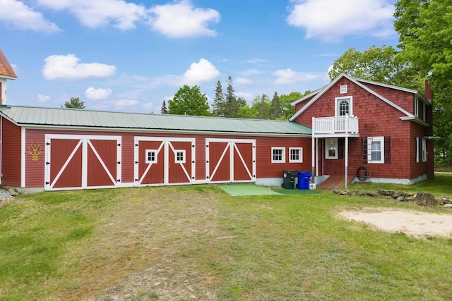 166 New Boston Rd, Goffstown, NH 03045 - view of barn featuring a lawn