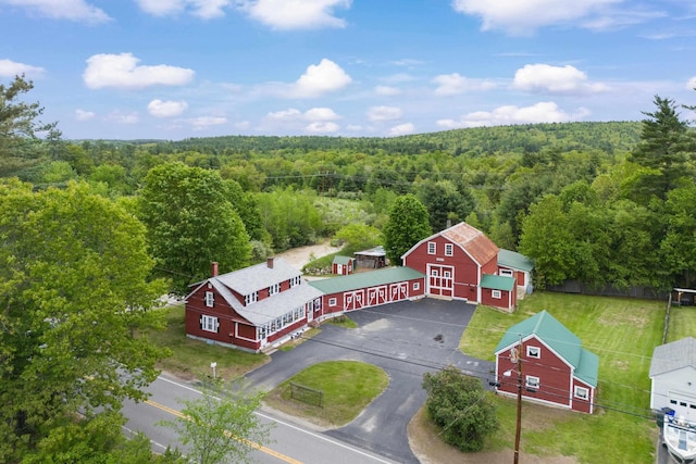166 New Boston Rd, Goffstown, NH 03045 - bird's eye view of a heavily wooded area