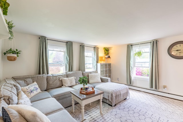 129 Indigo Hill Rd, Somersworth, NH 03878 - living area with a baseboard radiator