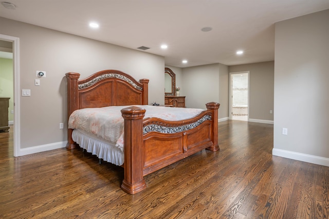 35 Northland Rd, Windham, NH 03087 - bedroom with recessed lighting, dark wood-style floors, and baseboards