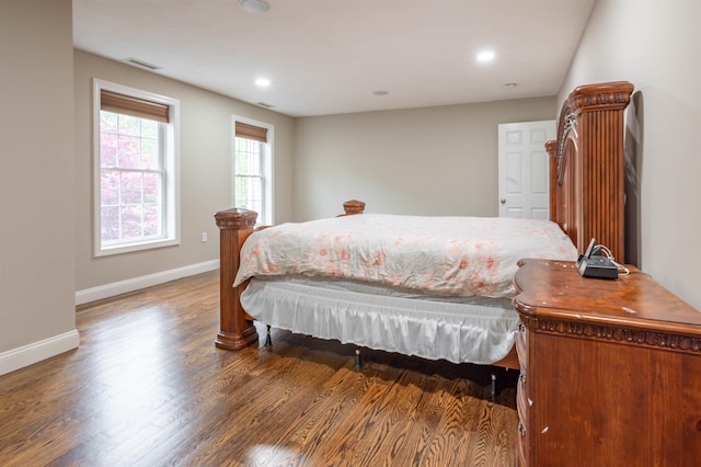 35 Northland Rd, Windham, NH 03087 - bedroom with baseboards, wood finished floors, and recessed lighting