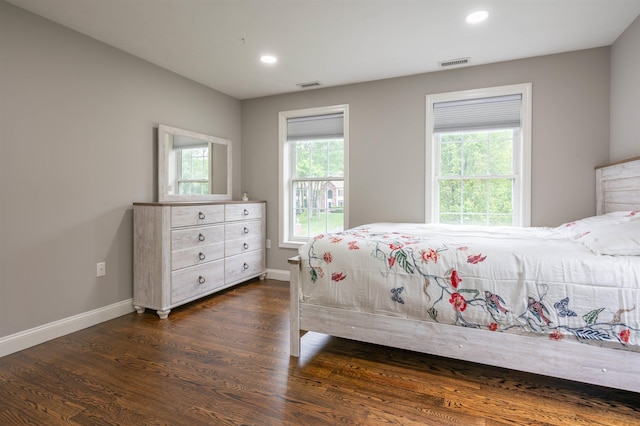 35 Northland Rd, Windham, NH 03087 - bedroom with dark wood-type flooring, baseboards, and recessed lighting