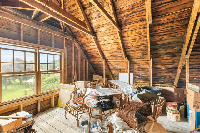 1165 Vt Route 253, Canaan, VT 05903 - view of unfinished attic