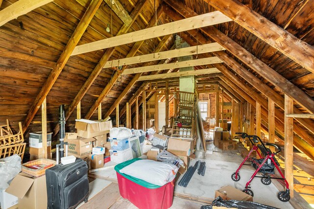 1165 Vt Route 253, Canaan, VT 05903 - view of attic