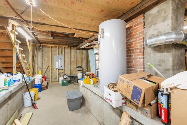 1165 Vt Route 253, Canaan, VT 05903 - unfinished basement with electric panel