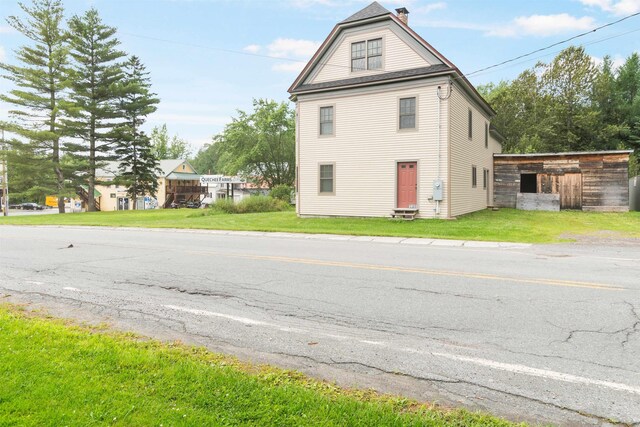 1165 Vt Route 253, Canaan, VT 05903 - rear view of house featuring a yard