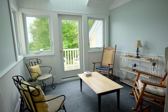 205 Mountain Rd, Concord, NH 03301 - sunroom with vaulted ceiling