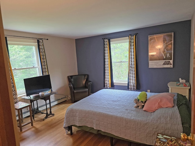 1073 Upper Dummerston Rd, Brattleboro, VT 05301 - bedroom featuring multiple windows and wood finished floors