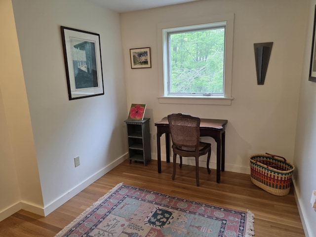 1073 Upper Dummerston Rd, Brattleboro, VT 05301 - office with wood finished floors and baseboards