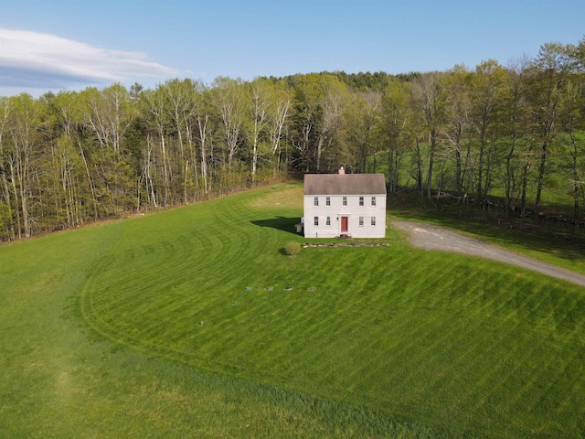 88 Kibling Hill Rd, Tunbridge, VT 05077 - view of subject property with a heavily wooded area