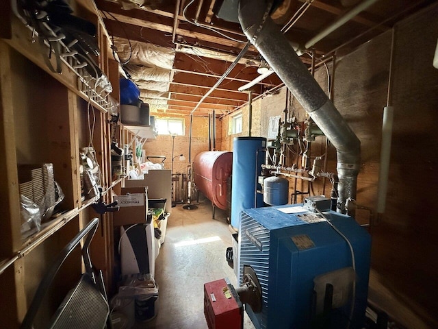 50 New Haven Rd, Vergennes, VT 05491 - below grade area with heating fuel and a heating unit