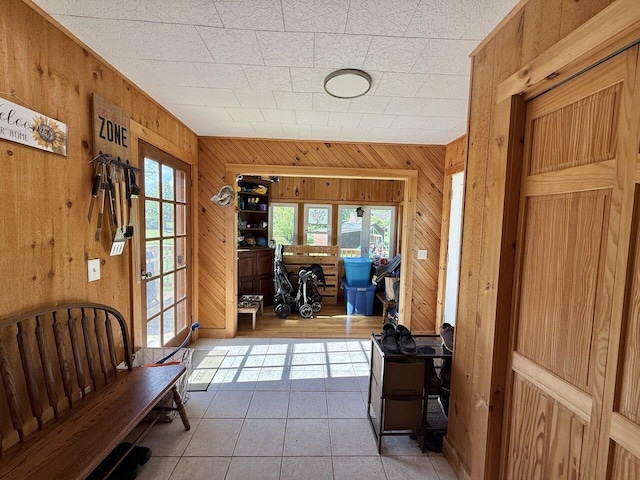 50 New Haven Rd, Vergennes, VT 05491 - home office with wooden walls and tile patterned floors