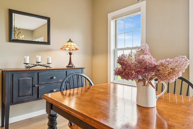 222 Park View Rd, Springfield, VT 05156 - dining space featuring wood finished floors