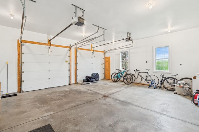 222 Park View Rd, Springfield, VT 05156 - garage featuring a garage door opener